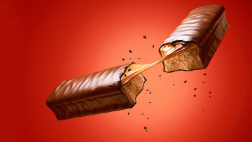 Картинка еда конфеты +шоколад +сладости красный фон шоколад конфета