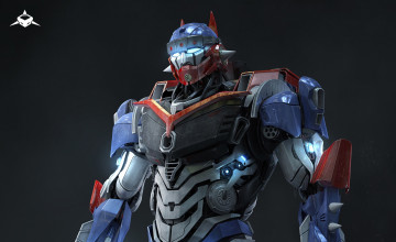 Картинка фэнтези роботы +киборги +механизмы taekwon v андроид робот