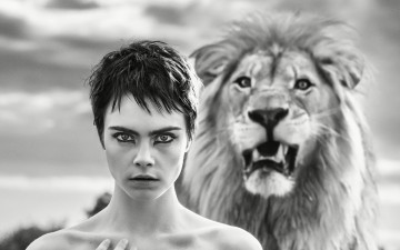 Картинка кара+делевинь девушки cara+delevingne монохромное фото макияж портрет фотосессия актриса cara delevingne британская топ-модель