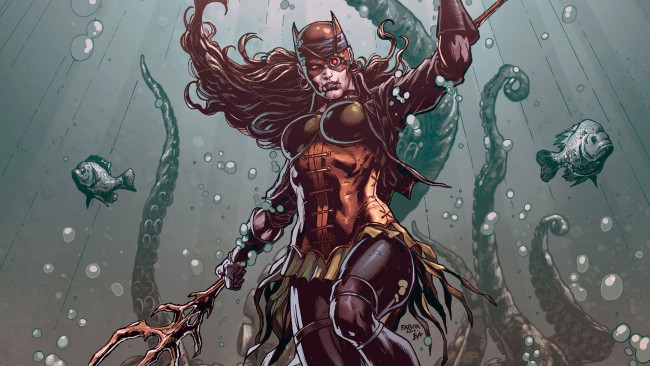 Обои картинки фото рисованное, комиксы, девушка