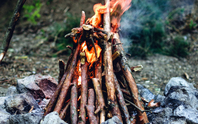 Обои картинки фото природа, огонь, пламя, костер