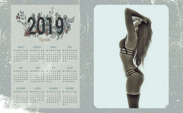 Картинка календари компьютерный+дизайн профиль девушка