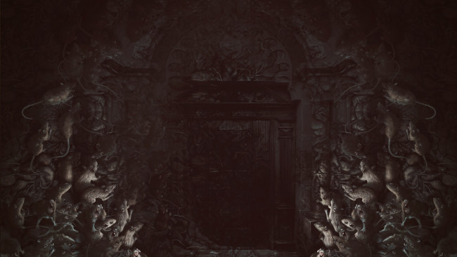 Обои картинки фото видео игры, a plague tale,  innocence, крысы, дверь