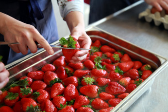 Картинка еда клубника +земляника