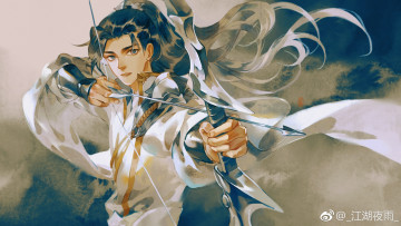 Картинка jianghu+ye+yu аниме jianghu+ye+yu+ artbook jianghu ye yu парень