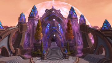 обоя видео игры, world of warcraft, дворец