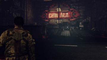 Картинка видео+игры afterfall +insanity человек ворота техника