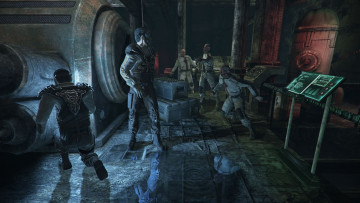 Картинка видео+игры afterfall +insanity люди механизмы зомби