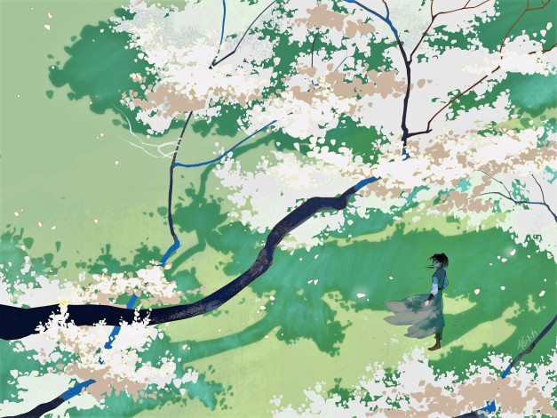 Обои картинки фото рисованное, кино,  мультфильмы, се, юнь, дерево