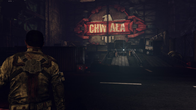 Обои картинки фото видео игры, afterfall,  insanity, человек, ворота, техника