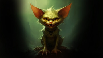 Картинка фэнтези существа кот гоблин