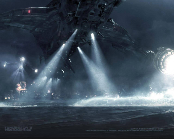Обои картинки фото terminator, rise, of, the, machines, кино, фильмы