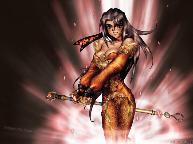 Обои картинки фото аниме, masamune, shirow, artbook