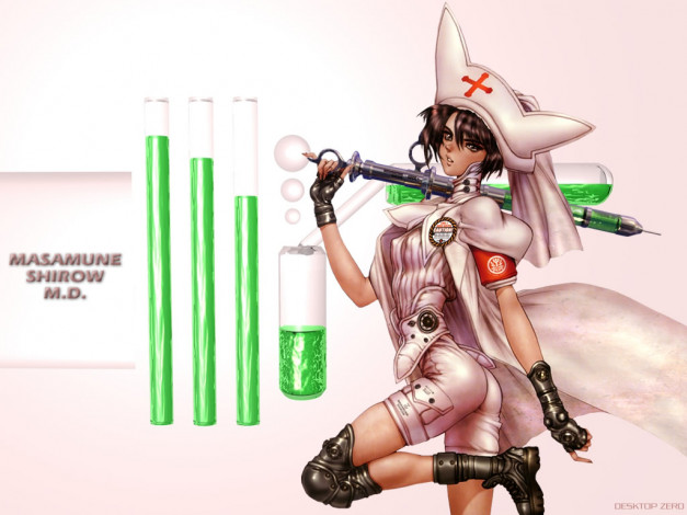 Обои картинки фото аниме, masamune, shirow, artbook