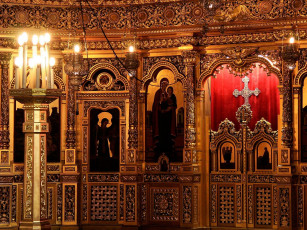 Картинка интерьер убранство роспись храма