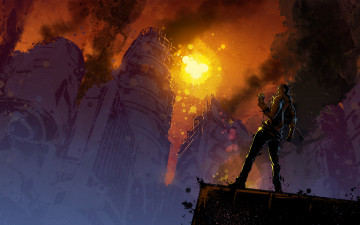 Картинка видео игры infamous