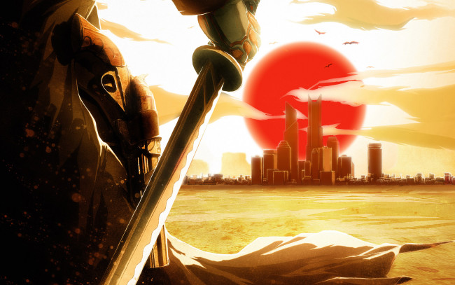 Обои картинки фото видео, игры, red, steel