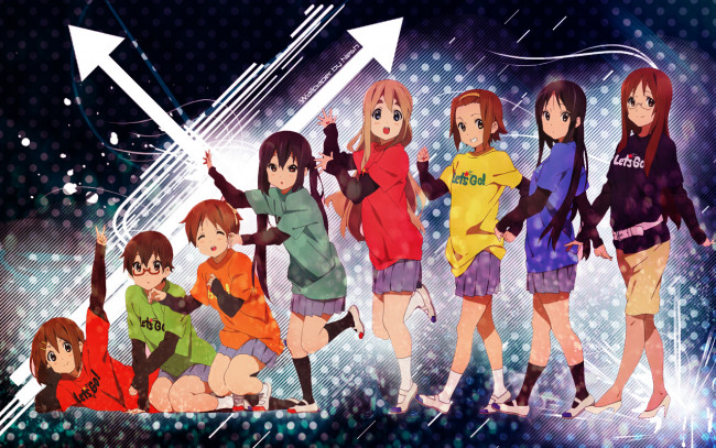 Обои картинки фото аниме, on