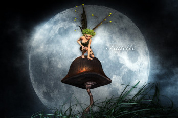 Картинка 3д графика elves эльфы эльф луна