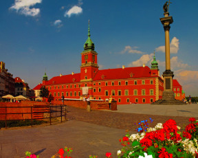 Картинка poland warszawa zamek krolewski города варшава польша площадь