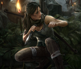 Картинка tomb raider 2013 видео игры лара крофт