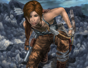 Картинка tomb raider 2013 видео игры лара крофт