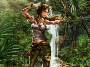 Картинка tomb raider 2013 видео игры лара крофт