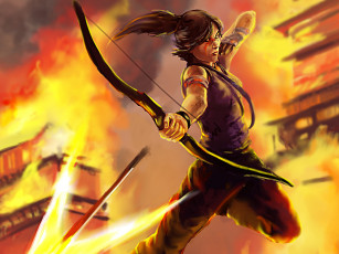 Картинка tomb raider 2013 видео игры лара крофт