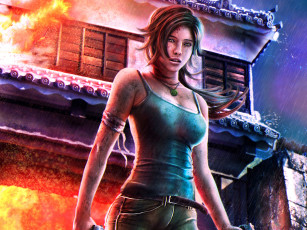 Картинка tomb raider 2013 видео игры лара крофт