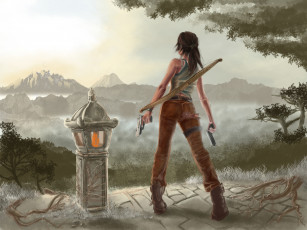 Картинка tomb raider 2013 видео игры лара крофт