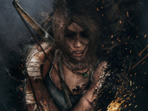 Картинка tomb raider 2013 видео игры лара крофт