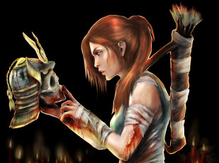 Картинка tomb raider 2013 видео игры лара крофт