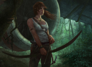 Картинка tomb raider 2013 видео игры лара крофт