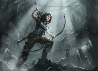 Картинка tomb raider 2013 видео игры лара крофт