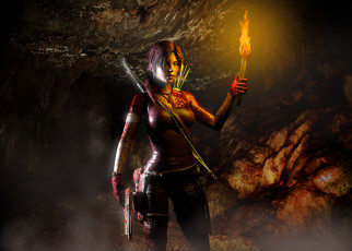 Картинка tomb raider 2013 видео игры лара крофт