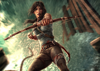 Картинка tomb raider 2013 видео игры лара крофт