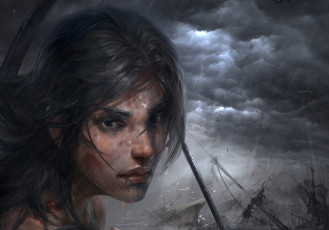 Картинка tomb raider 2013 видео игры лара крофт