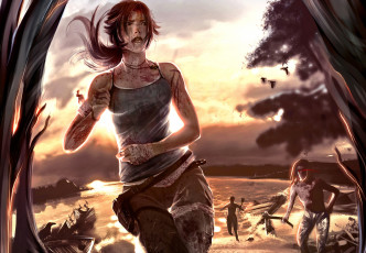 Картинка tomb raider 2013 видео игры лара крофт