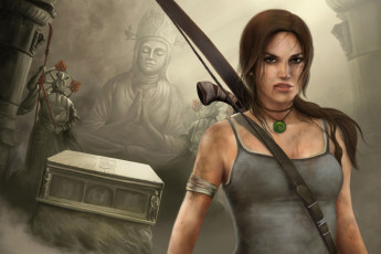 Картинка tomb raider 2013 видео игры лара крофт