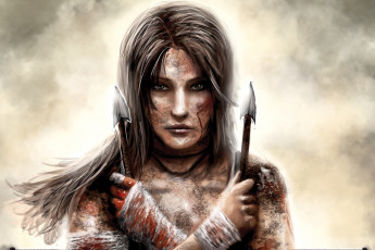 Картинка tomb raider 2013 видео игры лара крофт