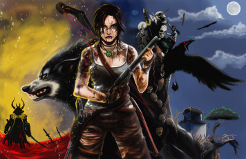 Картинка tomb raider 2013 видео игры лара крофт