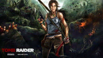 Картинка tomb raider 2013 видео игры лара крофт