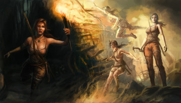 Картинка tomb raider 2013 видео игры лара крофт