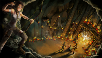 Картинка tomb raider 2013 видео игры лара крофт