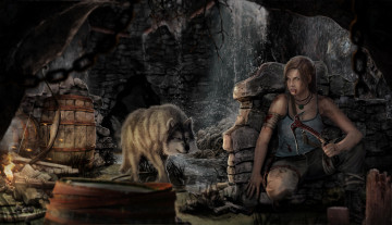 Картинка tomb raider 2013 видео игры лара крофт