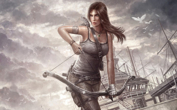 Картинка tomb raider 2013 видео игры лара крофт