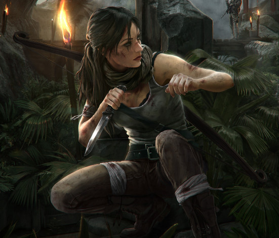 Обои картинки фото tomb, raider, 2013, видео, игры, лара, крофт