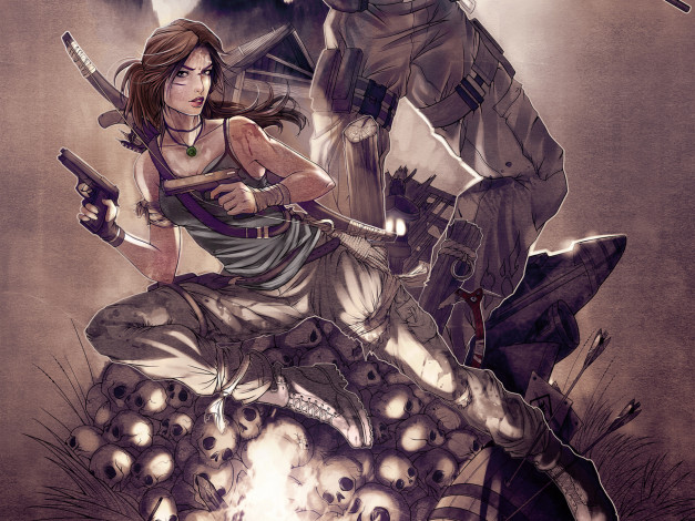 Обои картинки фото tomb, raider, 2013, видео, игры, лара, крофт