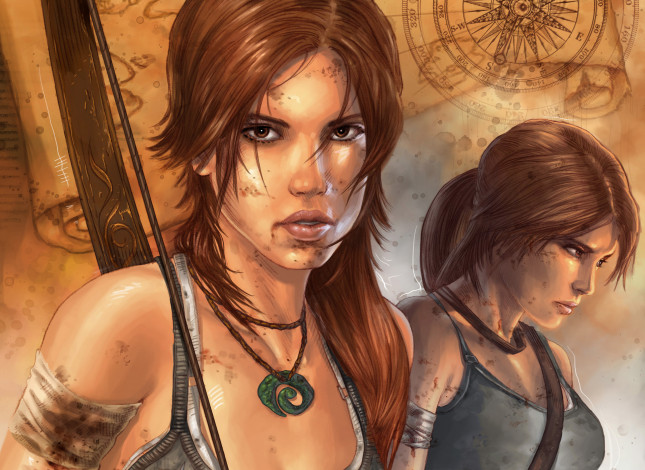 Обои картинки фото tomb, raider, 2013, видео, игры, лара, крофт