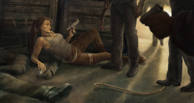 Обои картинки фото tomb, raider, 2013, видео, игры, лара, крофт